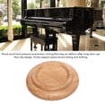 thumbnail image 4 of Piano 3Pcs Hardwood Piano Caster Cups Floor Protector Sound Proof Non Slip Universal Foot Pads, 4 of 7