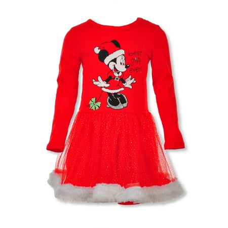 Disney Minnie Mouse Girls' Best Gift Ever! Dress (Best Dresses Ever Made)