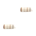 thumbnail image 4 of Matsuzay Adorable Toalla de algodón simple Raya Cara Mano Toalla de baño Baño Absorbente 35 * 75 Regalo para el hogar beis blanco 2piezas Matsuzay CBP003758, 4 of 6