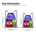 thumbnail image 4 of Lsque inside out 2 Print Drawstring Backpack Bag Sport Gym Sackpack Cinch Bags Drawstring Bags Draw String Sport Bag-Medium, 4 of 8