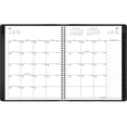 thumbnail image 3 of At-A-Glance AAG70120X05 Monthly Desk Appt Book- Jan-Dec- 2PPM -6.88 in. x 8.75 in.- Black, 3 of 5