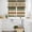 Brown Off-White Green, variant on Farmhouse Sage Green Brown Kitchen Curtains Sets for Windows 36 Inch Length, Country Vintage Wooden Rod Pocket Window Treatments Tier Curtains and Valances Set for Bedroom/Bathroom