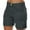 Grey, variant on Rciityk Women's High-Waisted Tummy Control Cargo Shorts, Plus Size
