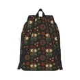 thumbnail image 2 of Yiaed Boho Owl Print Backpack, Premium Laptop Backpack, Travel Backpack for Women, Lightweight Backpacks, Comfortable Back Pack-Medium, 2 of 7