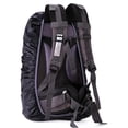 thumbnail image 2 of Funda impermeable negra para mochila - Protector contra la lluvia - Funda para bolsa de viaje - Impermeable para mochila escolar - 45L - Negro - Paquete de 2, 2 of 5