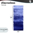 thumbnail image 4 of Stupell Industries Contemporary Indigo Blend Gradient Canvas Art, 10 x 24, by Allie Corbin, 4 of 8