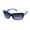 Blue/Blue, variant on Newbee Fashion - Kids Girls Cute Bow Fashion Sunglasses One Piece Shield Lense (4-12 Years) UV Protection