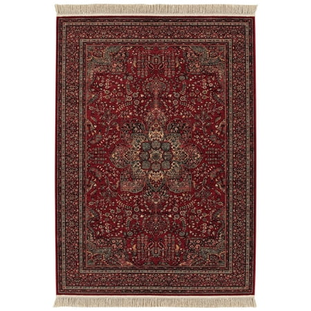 Couristan 06123337066102T 6 ft. 6 in. x 10 ft. 1 in. Kashimar All Over Center Medallion Rug - Antique Red For over four decades  the kashimar collection by couristan offered the largest selection of power-loomed oriental and persian designs in the industry. The combination of time-honored pattern and passionate old world classic hues made kashimar the natural choice for every room in the home. Kashimars designs pay homage to the ancient art of rug-making. While each pattern is painstakingly crafted to emulate the classic design traits of long ago  the colors of kashimar reflect the most popular looks of today. Specifications Color: Antique Red Material: New Zealand Wool Collection: Kashimar Size: 6 ft. 6 in. x 10 ft. 1 in. Weight: 38 lbs - SKU: CRS838