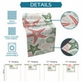 thumbnail image 7 of Hokiten Table Runners 72 Inches Long Dress Scarves, Red Sage Green Starfish Coastal Farmhouse Kitchen/Dining Table Runner, Coffee Tablerunners, Beach Nautical Coral Sea 18x72 Inch, 7 of 7