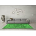 thumbnail image 3 of Ahgly Company Indoor Square Abstract Green Modern Area Rugs, 5' Square, 3 of 4
