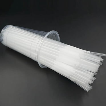 100x Black Flexible Bendy Reusable Drinking Straws - Birthday Party Supplies