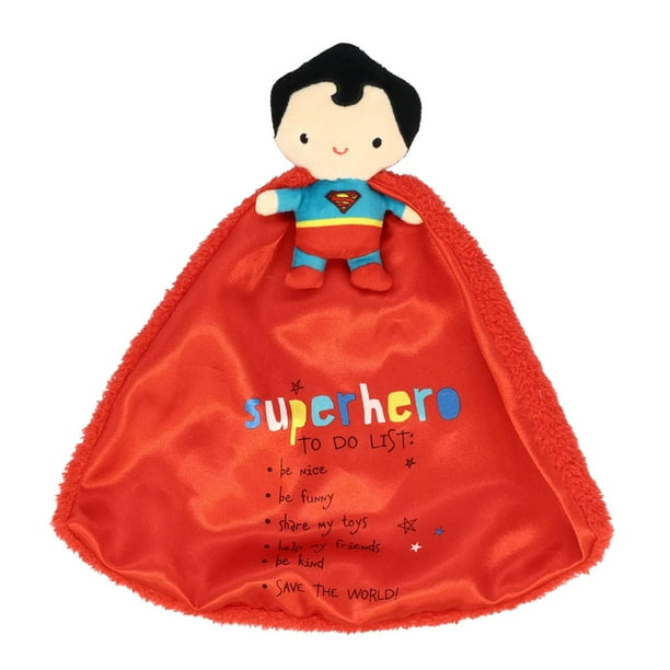 Manta de seguridad preferida por los niños DC Comics Superman Lovey