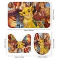 thumbnail image 3 of The Lion King 4 Piece Shower Curtain Set with Non-Slip Rugs, Toilet Lid Cover and Bath Mat, Cartoon Bathroom Decor Waterproof Shower Curtain with 12 Hooks, 72 x 72inch, 3 of 8