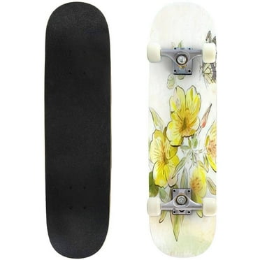 Tavola Skate Acero 7 Strati Skateboard Completo Per Principianti E Adulti - Tavola In Acero 7 Strati Blu Amazon Skateboard - Foto 2