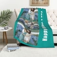 thumbnail image 4 of Personalised Blanket, Custom Blanket, Personalised Photo Blanket,Customized Flannel Blankets for Father, Mom, Lover, Kids, Friends, Pet, Birthday, Christmas - Personalised Gifts for Women Men., 4 of 6