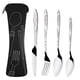 thumbnail image 3 of ¡Compre 2 y obtenga 3! Eyeful-cuchillos de acero inoxidable, 4 Uds., tenedor, cuchara, viaje familiar, Camping, 3 of 3