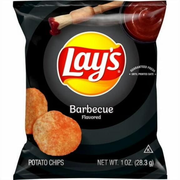 Lay's Barbecue Flavored Potato Chips 1 oz - Pack of 2