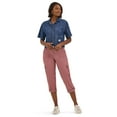 thumbnail image 2 of Women's Lee® Flex-To-Go Cargo Capri Pants Color: Henna Size: 12, 2 of 8