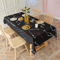 thumbnail image 3 of Math Equations Geometric Shapes Black Pattern Rectangle Tablecloth 60"x120",Waterproof Polyester Rectangle Table Cloth, Wipeable Spillproof Polyester Tablecloth for Dining, Camping, Indoor and Outdoor, 3 of 6