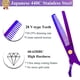 thumbnail image 3 of Juego de tijeras para cortar el cabello de 5,5 pulgadas, tijeras para adelgazar/texturizar el cabello para peluquería o uso doméstico, 3 of 5