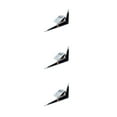 thumbnail image 3 of Transemion Car Sticker Emblem Easy Installation And Cool Style Easy To Install Zinc Alloy Accessories For Car V8 Badge Decal V8：Silver 3Set, 3 of 6
