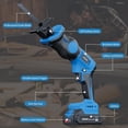 thumbnail image 2 of 20V Cordless Reciprocating Saw, Brushless Electric Reciprocating Saw with 2 Batteries and 6 Blades,Tool-Free Blade Change, Portable Power Reciprocating Saw for Cutting Wood, Metal, PVC, 2 of 6