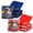 Stars/Stripes Eagle, variant on Play Platoon Competition Cornhole Bags Set of 8, Regulation Professional Weight Double Sided Slick and Sticky Defense Dot Pro Corn Hole Bean Bags, Composite Resin Pellets - Dream Team Mean Team Print