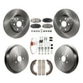 thumbnail image 1 of Transit Auto Front Rear Disc Brake Rotors Ceramic Pads and Drum Kit (7Pc) for Car Toyota Corolla K8T-102506, 1 of 11