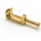 thumbnail image 5 of 6 Roller Bridge Pull String Code Electric Guitar Saddle For Electric Guitar Accessories Gold, 5 of 5
