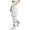 White, variant on QIYAGBSA Women's Jogger Pants Elastic Waist Drawstring Multi Pocket Outdoor Hiking Casual Daily Wear (Black L)