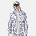 thumbnail image 4 of Fotbe World Travel2 Men's Women's UPF 50+ Sun Protection Jacket Hooded Cooling Shirt with Pockets Hiking Outdoor Performance-, 4 of 9