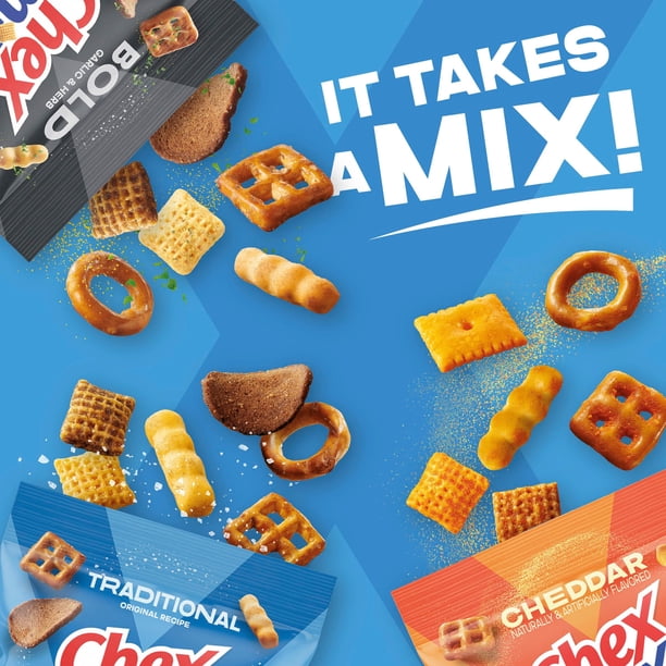 Chex Mix Variety Pack, Savory Snack Bags for Office - Walmart