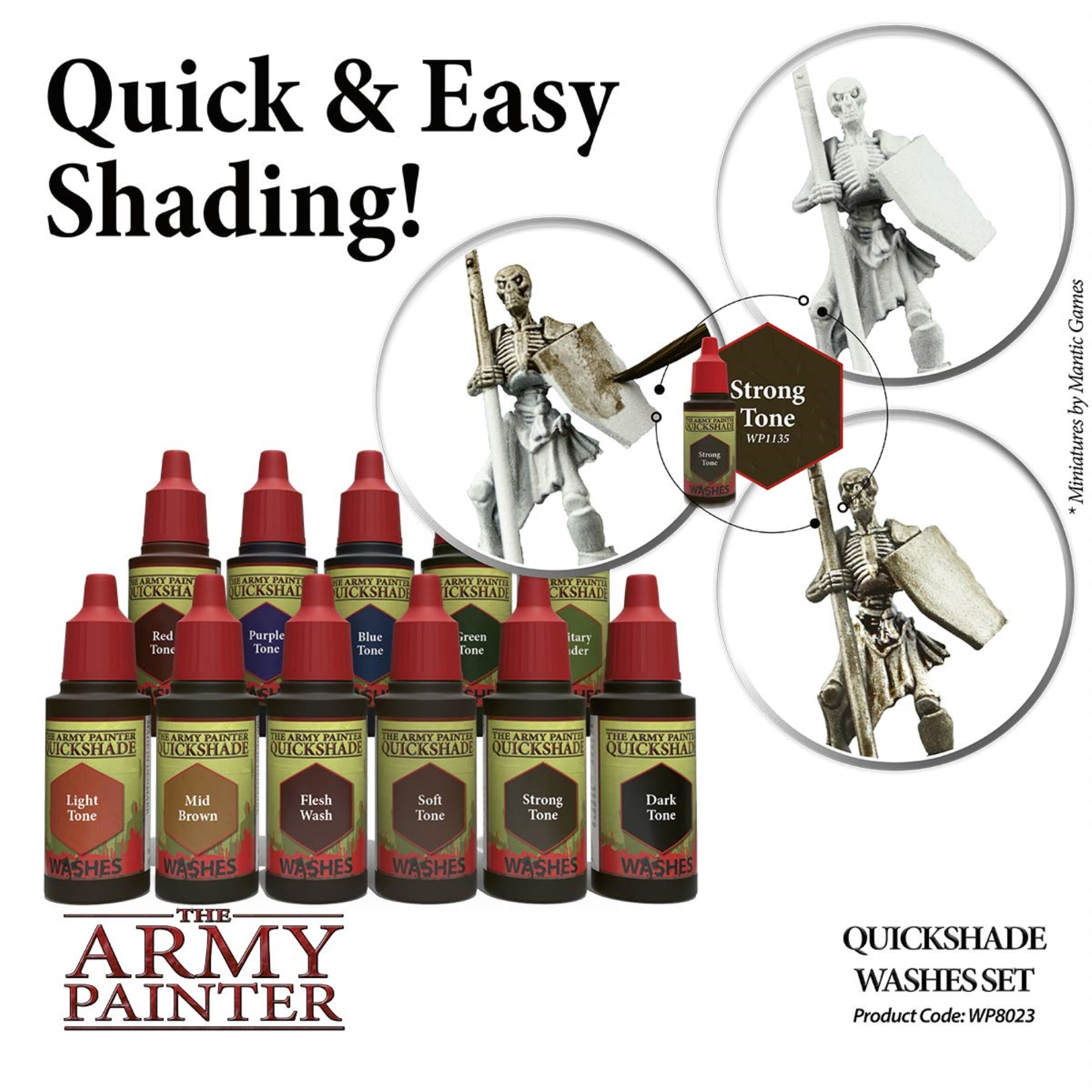Army Painter Warpaints: Quickshade Washes Set