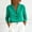 Green, variant on Women Shirts Solid Color Long Sleeve Button Down Lapel Collared Summer Tops Dressy Casual Work Business Blouses