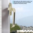 thumbnail image 1 of Home Hardware Accessories Window Lock Handle, Casement Zinc Alloy Window Handle, For Flat Opening Window Home Kitchen Aluminum Alloy Window Right Handle, 1 of 8