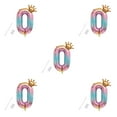 thumbnail image 1 of yingyy Party Balloon with Gradient Color Birthday Party Decor Aluminum Foil Balloon 32 Inch, Number 8 1 5PCS, 1 of 6