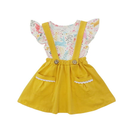 Toddler Girls Easter Dress or Toddler Girl Suspender & Skirt 2 Piece Boutique Outfit So Sydney