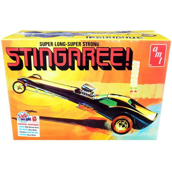 Skill 2 Model Kit Stingaree Custom Dragster 1-25 Scale Model Car