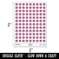 thumbnail image 2 of Sad Crying Bawling Gerbil Hamster Rodent Critter Pet 200+ Round Stickers - Gloss Finish - 0.50" Size - Light Pink, 2 of 7