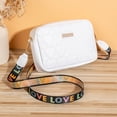 thumbnail image 4 of MUSOIE Quilted Crossbody Bags for Women Love Heart Purses Lightweight PU Leather Shoulder Handbag, 4 of 4