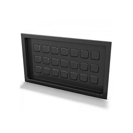 

crawl space recessed foundation vent cover - black (for 8 x16 foundation openings)
