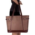 thumbnail image 5 of McKlein ARIA, Ladies' Tote, Nano Tech-Light Nylon with Leather Trim, Khaki (17564), 5 of 7