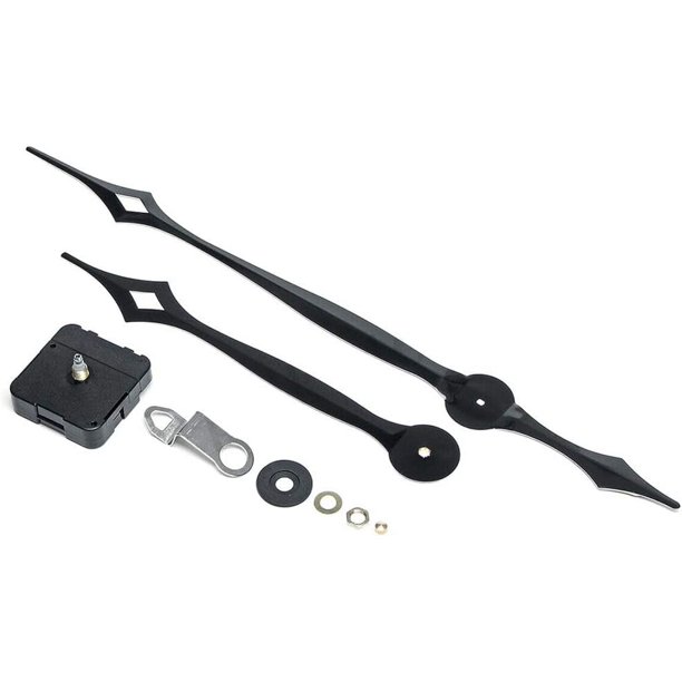 Kit de movimiento de reloj de cuarzo, accesorios, manecillas de minutos y horas grandes de alto torque, herramienta esencial, mecanismo de motor de repuesto para bricolaje, reparación de metal