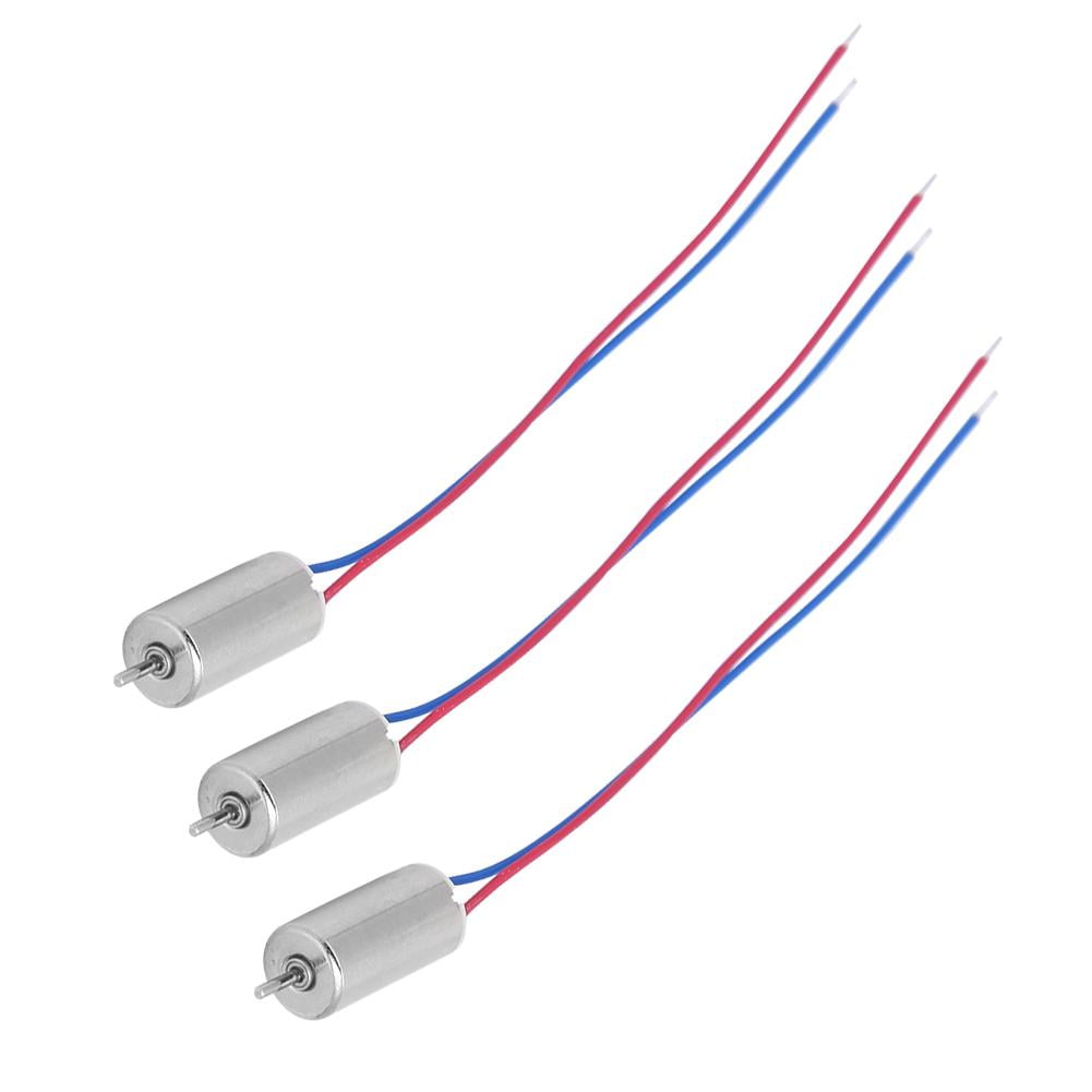 TOPINCN 5pcs 6x12mm Micro Coreless Motor 3.7V 21800rpm for Aircraft ...