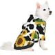 thumbnail image 2 of Balery Cute Cow Print Sunflower D Sudadera con Capucha para Perros Pequeños – Ropa para Mascotas, Disfraz para Perros y Gatos, Ideal para Fiestas y Cosplay-Large, 2 of 7