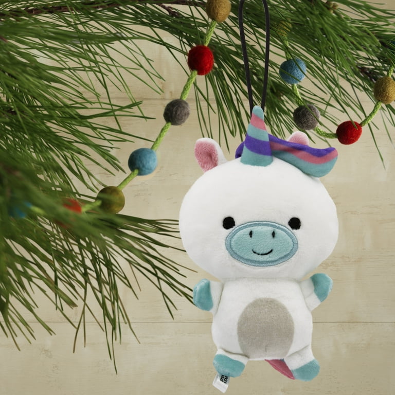 Hallmark Unicorn Plush Fabric Christmas Ornament Walmart