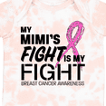 thumbnail image 4 of Inktastic My Mimi's Fight is My Fight Breast Cancer Awareness Boys or Girls Baby Bodysuit, 4 of 5