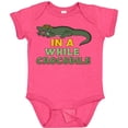 thumbnail image 3 of Inktastic In a While Crocodile with Cool Green Crock in Sunglasses Boys or Girls Baby Bodysuit, 3 of 5