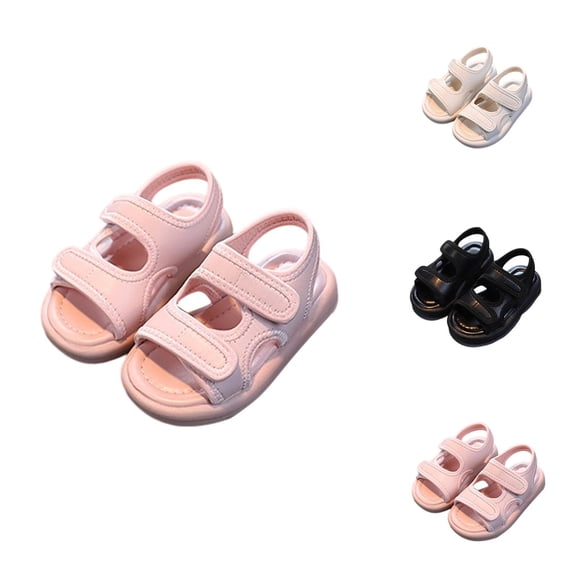 Toddler Girls Beach Shoes and Kids Sandals, Comfortable Casual Party Footwear, Soft Breathable Everyday Walking Shoes for 1-6 Year Children