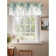 thumbnail image 2 of Eucalyptus Curtain Valances for Windows, Leaf Branch Nature Fruit Spring Summer Kitchen Valance Window Treatment, Light Filtering Block Curtains for Bathroom/Bedroom/Living Room 54'' x 18'', 2 of 9